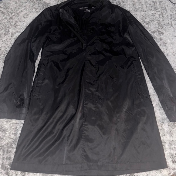 Saks OFF 5TH Ave. trench style raincoat Size:Small women's EUC! - Picture 1 of 7